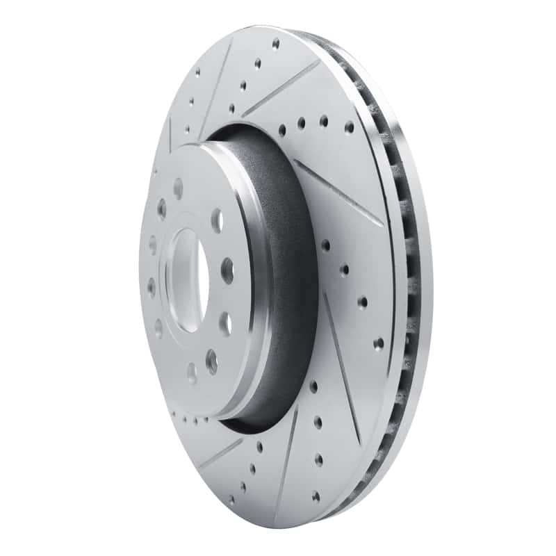 R1 Concepts — R1 21-25 Jeep Grand Wagoneer L Front Left Drilled & Slotted Silver Brake Rotor - view 2