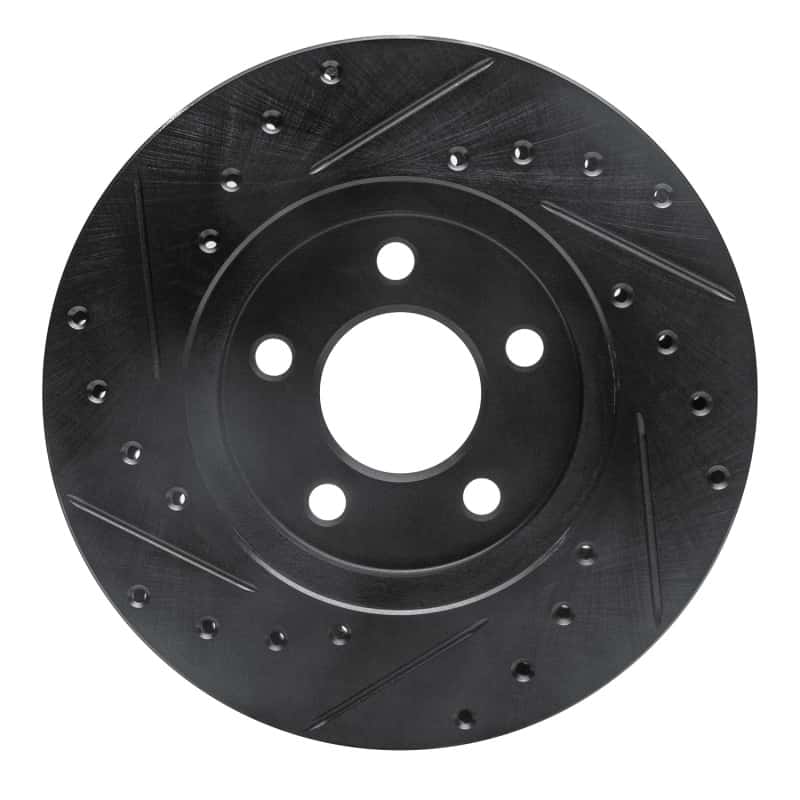 R1 Concepts — R1 84-95 Chrysler Town & Country Front Right Drilled & Slotted Black Brake Rotor
R1 Brake Rotor Drill - view 5