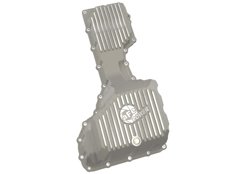 aFe — aFe GM Diesel Trucks 20-25 V8-6.6L L5P POWER Street Series Engine Oil Pan Raw w/ Machined Fins
Engine Oil Pan - view 4