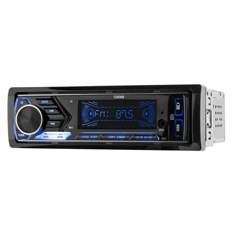 DS18 — DS18 Single Din Headunit Mech-Less Player Receiver Dual USB 7 Volt Preouts - view 4