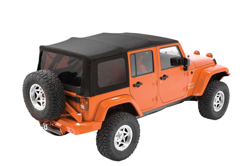 Bestop — Bestop 07-09 Jeep Wrangler JK 2-Door A-Top (Blk Diamond Sailcloth Tinted Windows No Door Skins )
Replace-A-Top OEX - view 1
