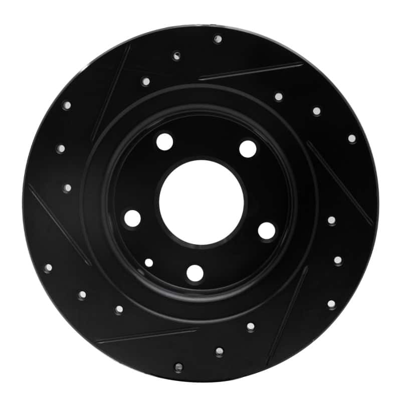 R1 Concepts — R1 14-21 Mazda 6 Rear Right Drilled & Slotted Black Brake Rotor
R1 Brake Rotor Drill - view 5