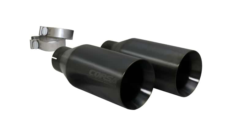 CORSA Performance — Corsa 2017-20 Ford F-150 Raptor 3in Inlet / 5in Outlet Gunmetal PVD Tip Kit (For Corsa Exhaust Only)
Exhaust - view 1