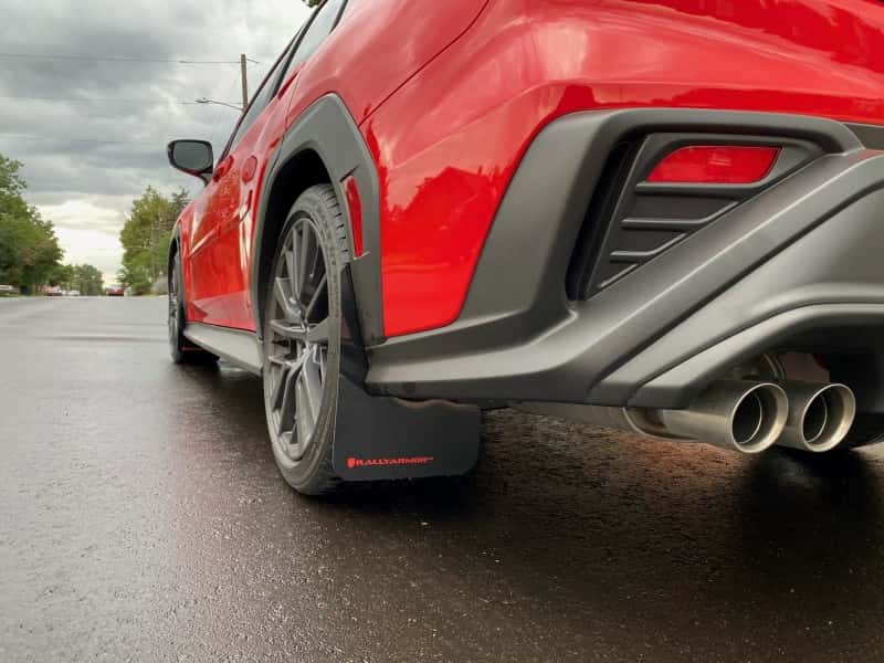 Rally Armor — Rally Armor 22-26 Subaru WRX Black UR Mud Flap w/Red Logo
Mud Flap - view 4