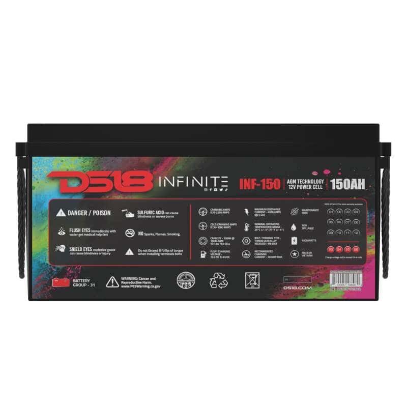 DS18 — DS18 4000 Watts 150 AH Infinite AGM Power Cell Battery - view 5