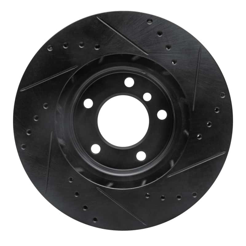 R1 Concepts — R1 95-02 BMW M3 Right Front Drilled & Slotted Black Brake Rotor
R1 Brake Rotor Drill - view 5