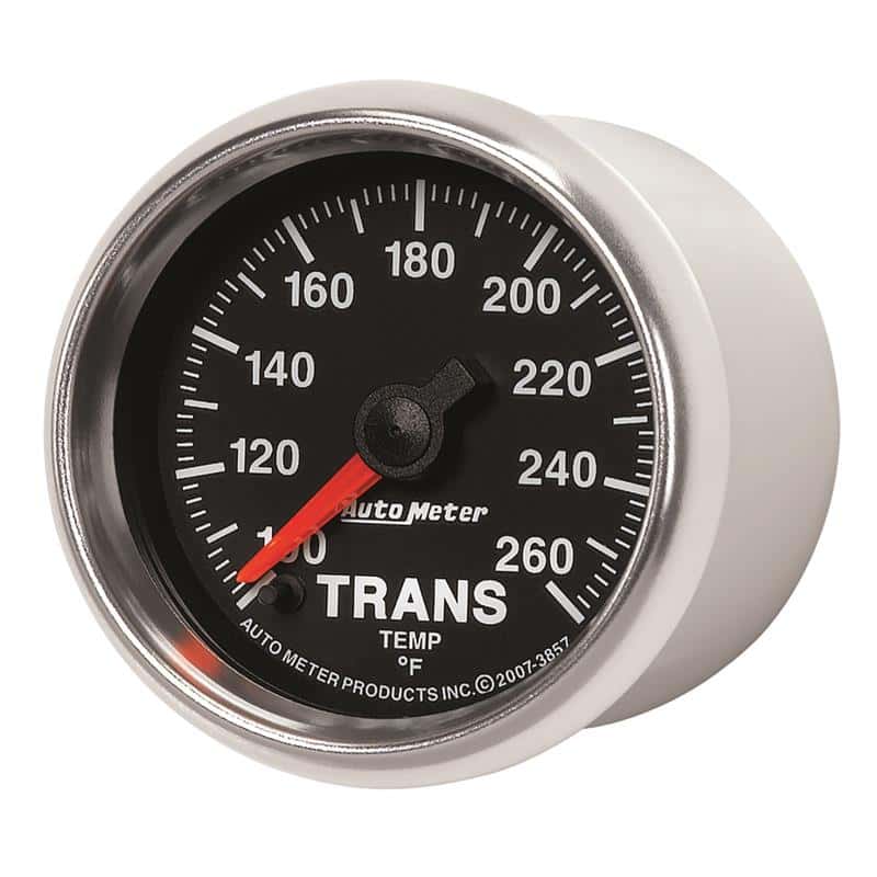 AutoMeter — Autometer GS 100-260 degree Electronic Trans Temperature Gauge
2-1/16" TRANS TEMP, - view 2