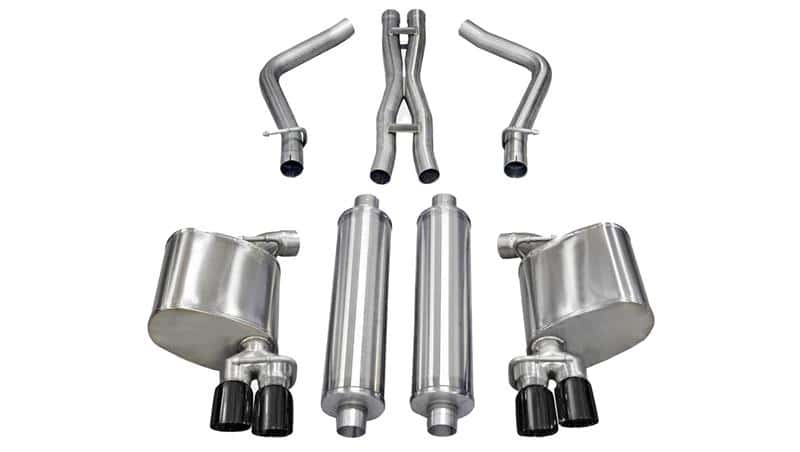 CORSA Performance — Corsa 2011-2014 Dodge Charger R/T 5.7L V8 Black Xtreme Cat-Back Exhaust
Exhaust - view 2