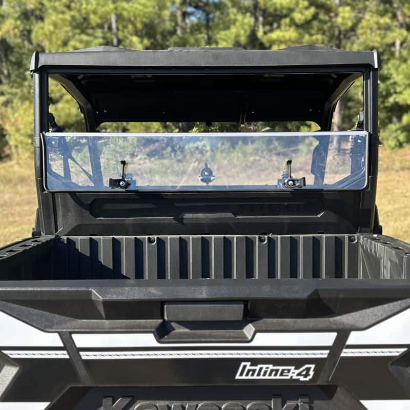 Seizmik — Seizmik 24+ Kawasaki Ridge Rach Rear Folding Windshield- UV - view 3