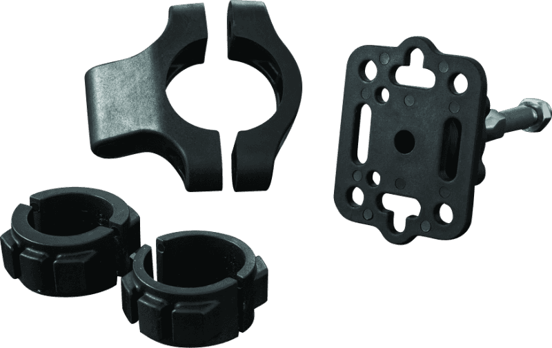 Kuryakyn — Kuryakyn Handlebar Accessory Mount Standard 7/8 to 1-1/4in Bar Black - view 1