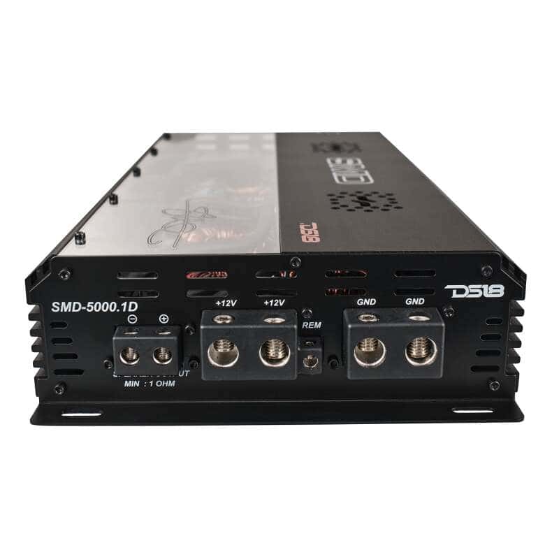 DS18 — DS18 Steave Meade Colab 1-Channel Amp Class D 5000/1ohm 3500/2ohm 2000/4ohm Watts LED Lights - view 4