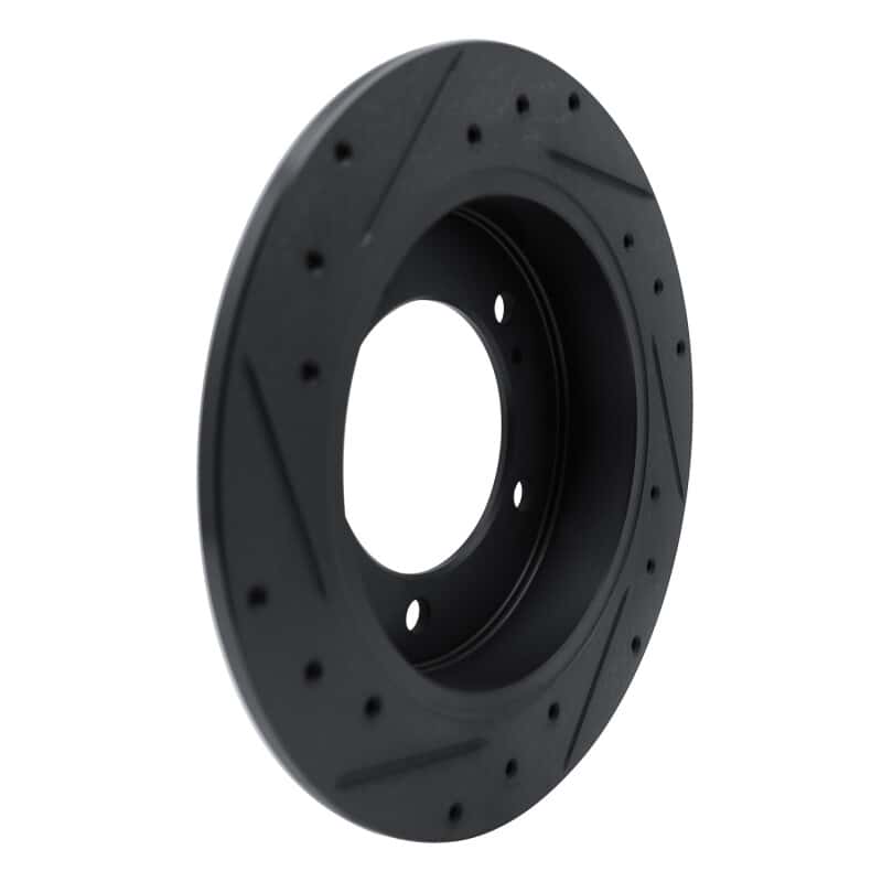 R1 Concepts — R1 83-98 Chevrolet Tracker Front Right Drilled & Slotted Black Brake Rotor
R1 Brake Rotor Drill - view 4
