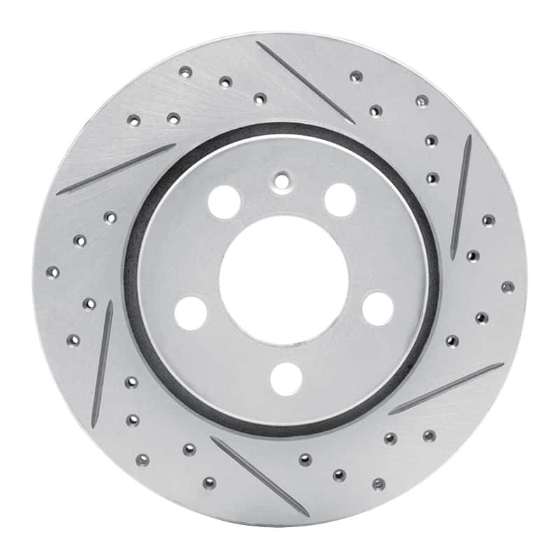 R1 Concepts — R1 00-06 Audi Tt Quattro Rear Right Drilled & Slotted Geo-Carbon Rotor - view 1