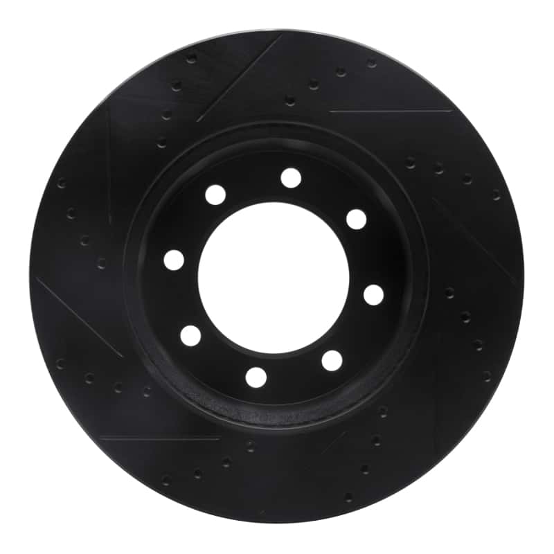 R1 Concepts — R1 09-25 Dodge Ram 2500 Front Right Drilled & Slotted Black Brake Rotor
R1 Brake Rotor Drill - view 5