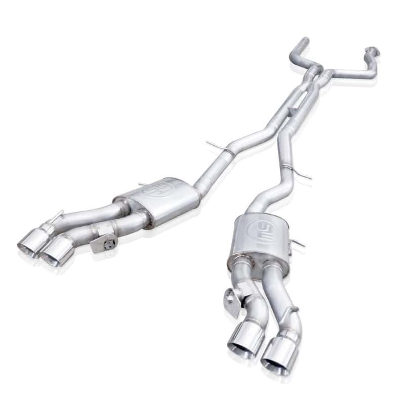 Stainless Works — Stainless Works 2016-18 Cadillac CTS-V Sedan Catback System Resonated X-Pipe Dual-Mode Mufflers
Exhaust System - view 3