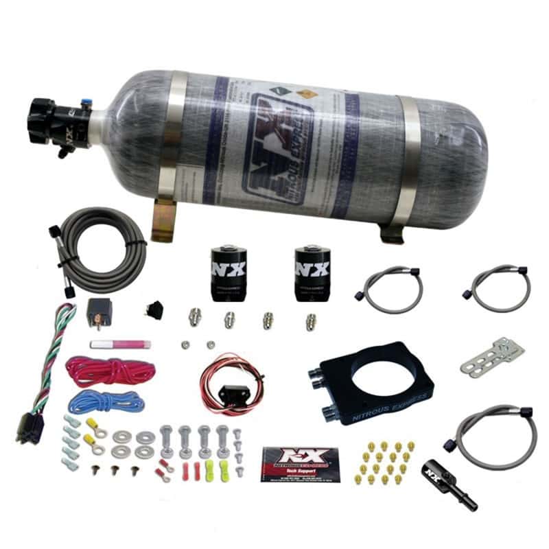 Nitrous Express — Nitrous Express Dodge Hemi Nitrous Plate Kit (50-400HP) w/12lb Composite Bottle
Injection System Kit
N2OSys - view 1
