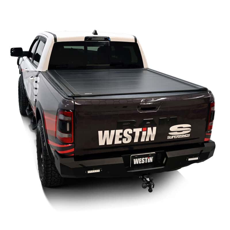 Westin — Westin 19-26 RAM 1500 New Body 5ft 7in. (67in) Bed Electric Retractable Tonneau Cover - Black
Tonneau Cover - view 4