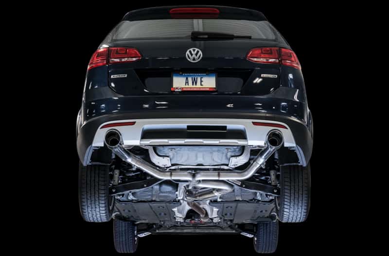AWE Tuning — AWE Tuning VW MK7 Golf Alltrack/Sportwagen 4Motion Track Edition Exhaust - Polished Silver Tips
Track Exhaust - view 1