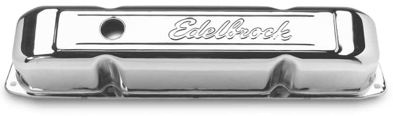 Edelbrock — Edelbrock Valve Cover Signature Series Chrysler 1958-1979 361-440 V8 Chrome
CHROME/PRO-FLO - view 1