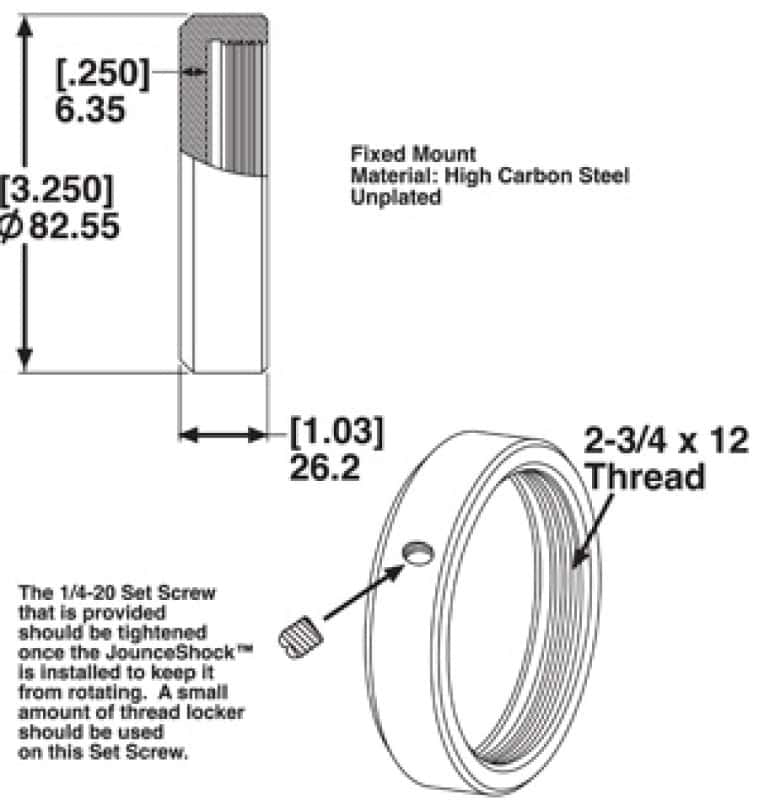 SPC Performance — SPC Performance END MOUNT & ADAPTOR ASSY
JOUNCE SHOCK PART
JOUNCE PART - view 5