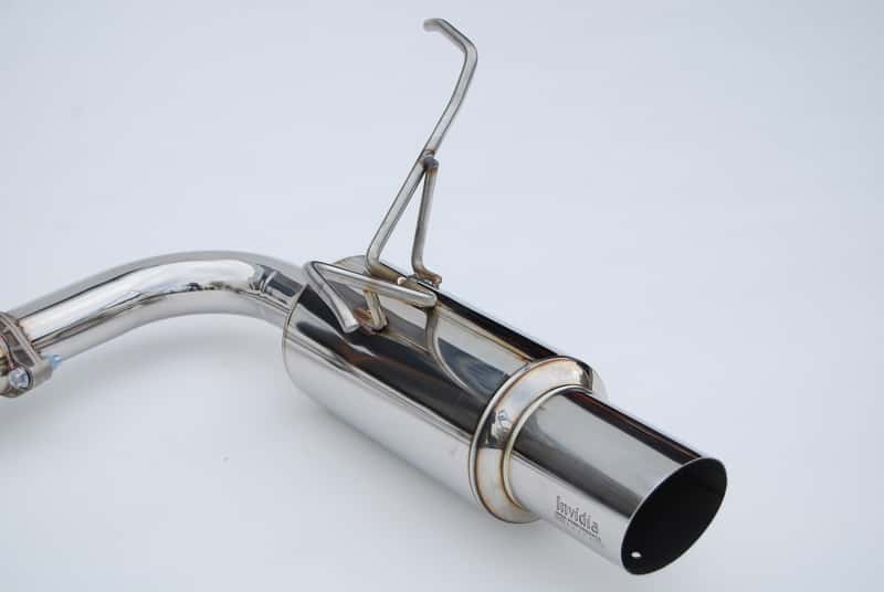 Invidia — Invidia 2022+ Subaru WRX N1 Twin Outlet Single Layer SS Tip Cat-Back Exhaust - view 7
