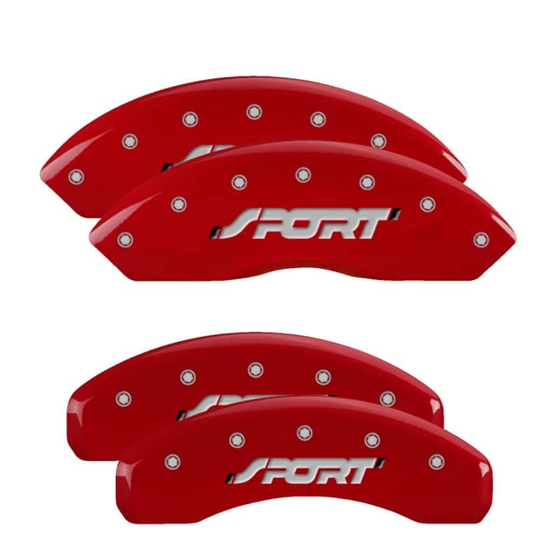 MGP — MGP 4 Caliper Covers Engraved Front & Rear SPORT Red finish silver ch
Caliper Covers - view 1