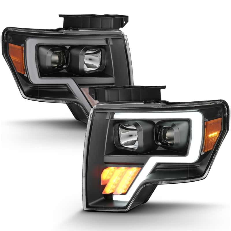 ANZO — ANZO 2009-2014 Ford F-150 Projector Light Bar G4 H.L. Black Amber
Head Light Set
HdLtSet - view 8