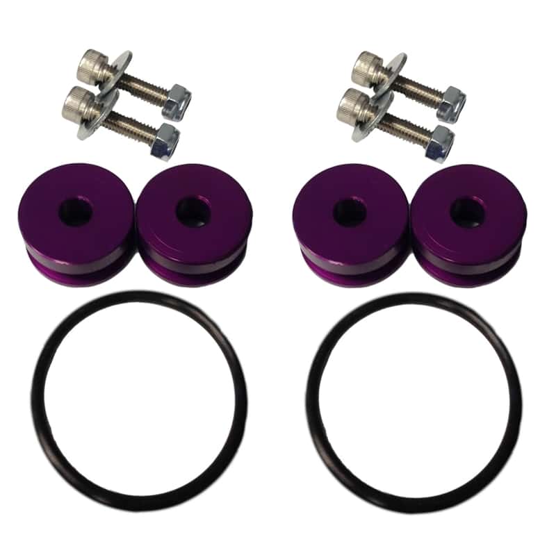 Torque Solution — Torque Solution Billet Bumper Quick Release Kit (Purple): Universal - view 1