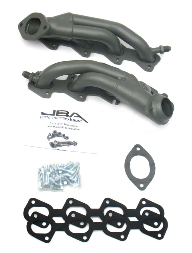 JBA — JBA 96-97 Ford Mustang 4.6L 4V 1-5/8in Primary Ti Ctd Cat4Ward Header
Exhaust Header - view 1