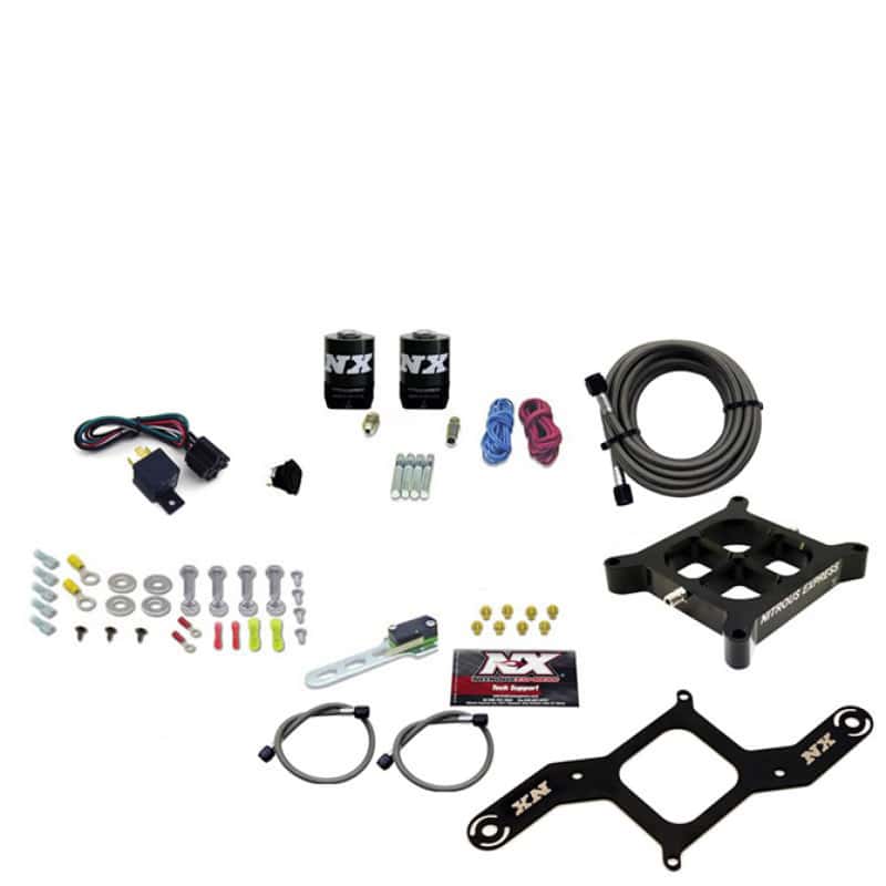 Nitrous Express — Nitrous Express 4150 Single Entry Crossbar Nitrous Plate Kit Pro-Power (100-500HP) w/o Bottle
Injection System Kit
N2OSys - view 2