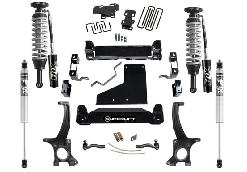 Superlift — Superlift 07-20 Toyota Tundra 4WD (Excl TRD Pro) 4.5in Lift Kit w/ Fox Front Coilover & 2.0 Rear - view 1