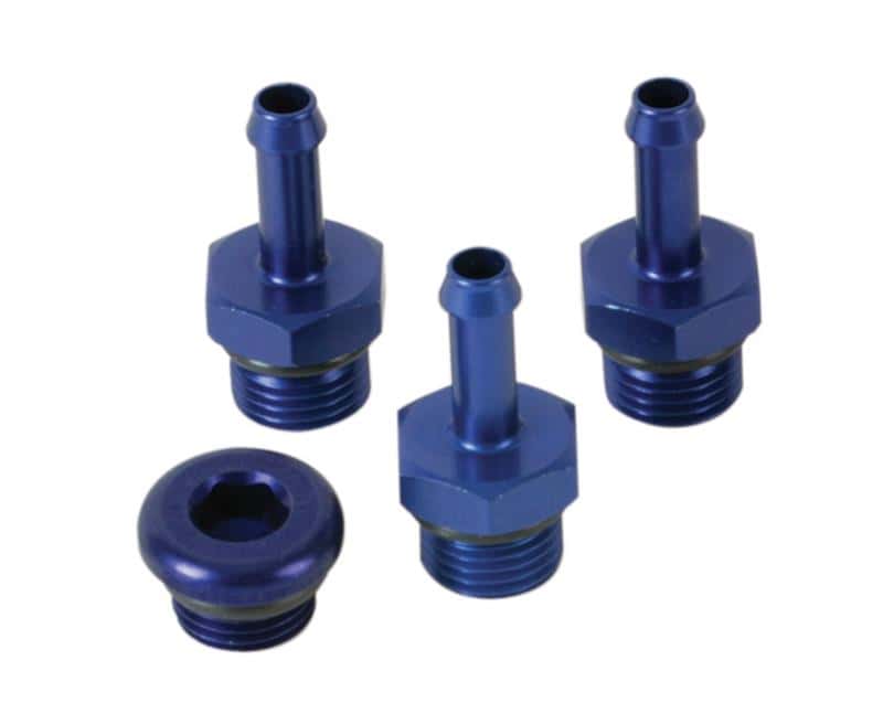 Turbosmart — Turbosmart 1/8in NPT Male - 1/8in NPT Female 90 Degree Fitting
FPR Fitting Kit - view 3