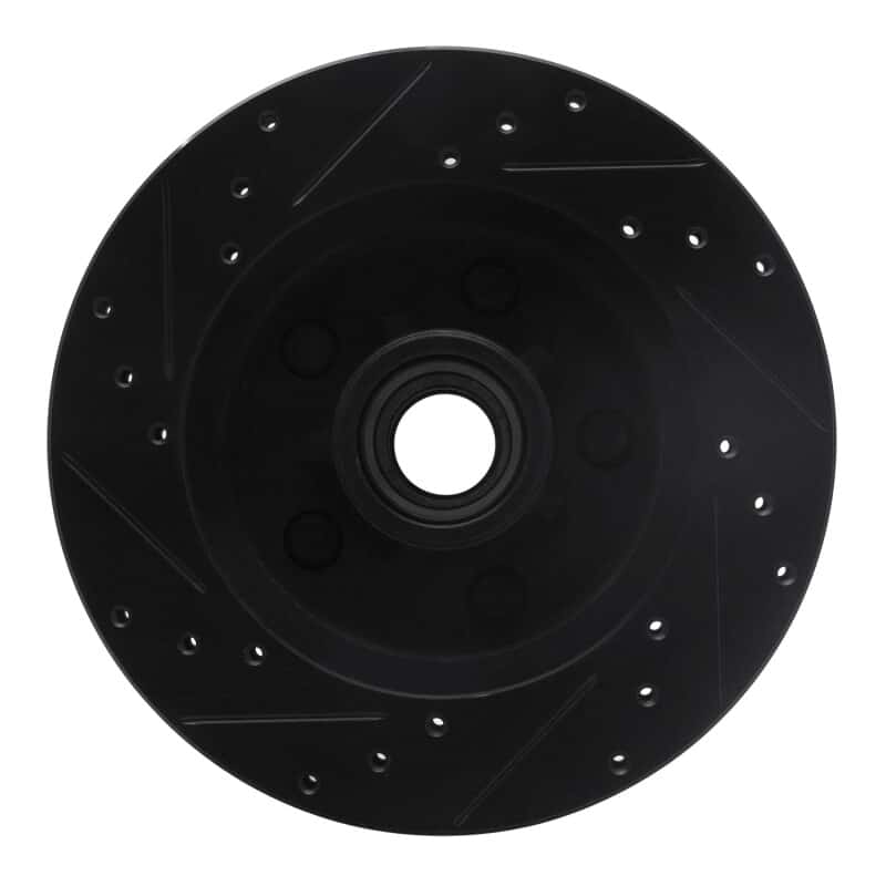 R1 Concepts — R1 88-94 Chevrolet C1500 Front Right Drilled & Slotted Black Brake Rotor
R1 Brake Rotor Drill - view 5