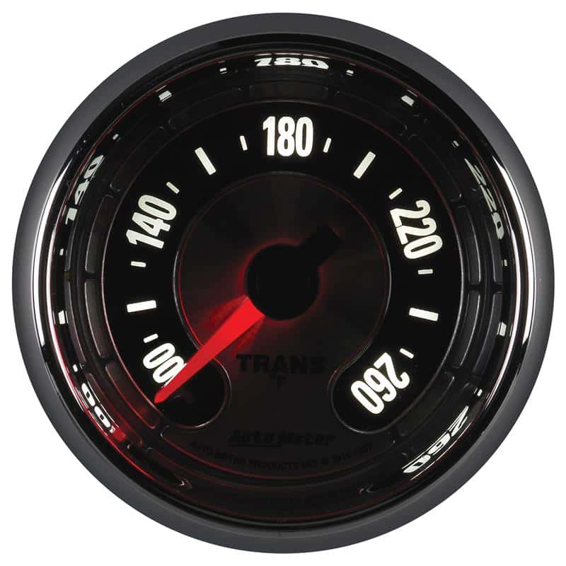 AutoMeter — Autometer American Muscle 52mm Full Sweep Electric 100-260 Deg F Transmission Temperature Gauge
GA 2" TRANST STPR AM - view 5