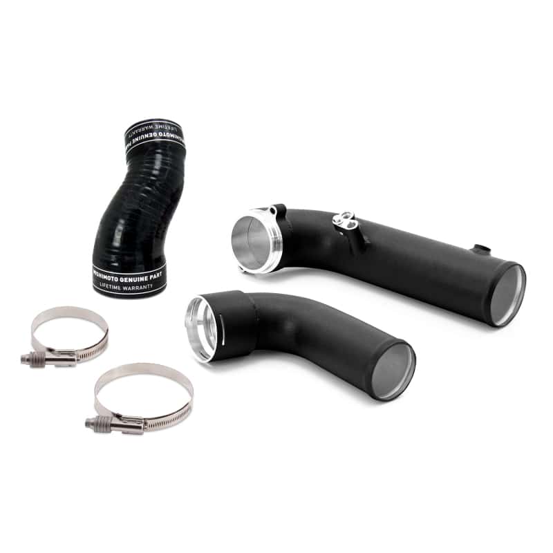 Mishimoto — Mishimoto 2020+ Toyota Supra Charge Pipe Kit - Micro-Wrinkle Black
Turbo Intercool Pipe - view 1