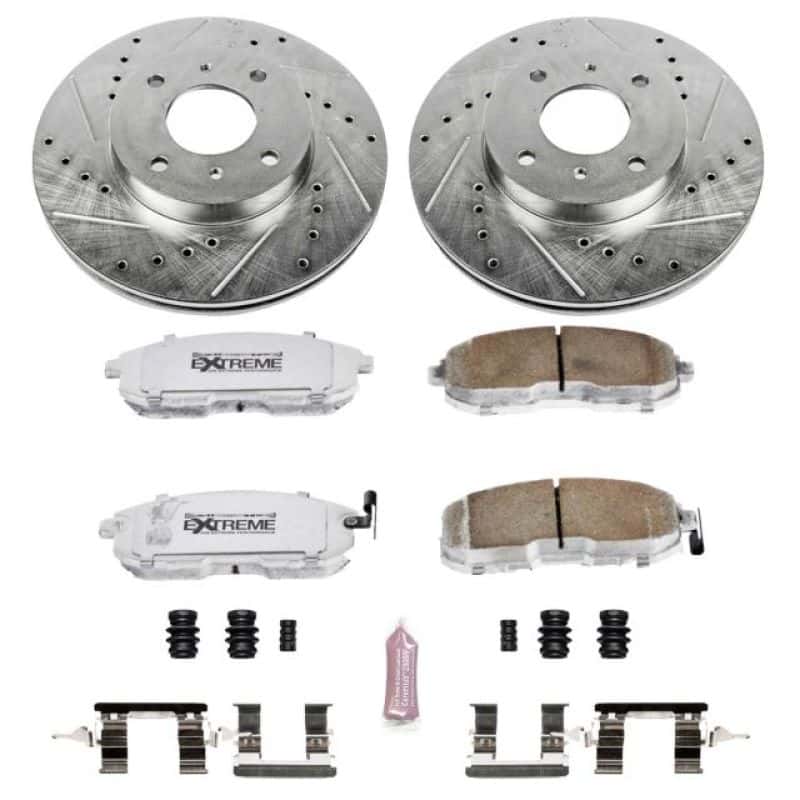 PowerStop — Power Stop 99-02 Infiniti G20 Front Z26 Street Warrior Brake Kit - view 1