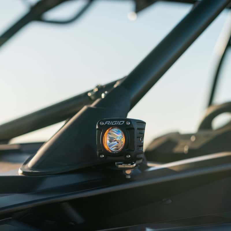 Rigid Industries — Rigid Industries 2017+ Polaris Pro R/Turbo R Revolve A-Pillar Light Kit
RZR RVLV APLR KIT - view 8