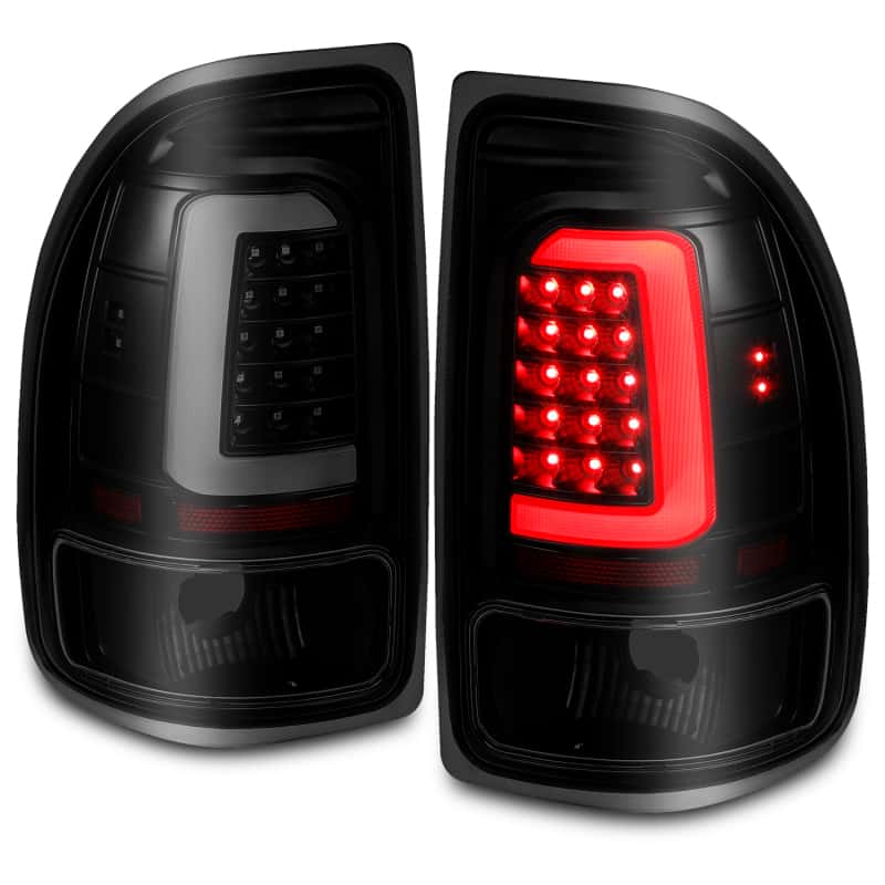 ANZO — ANZO 1997-2004 Dodge Dakota LED Taillights Black Housing Smoke Lens Pair - view 14