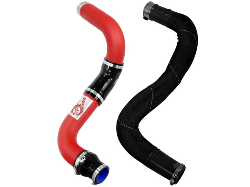 aFe — aFe Bladerunner 3in Red Intercooler Cold Side w/ Couplings Ram 1500 EcoDiesel 2014 V6 3.0L
Cold Charge Pipe - view 6