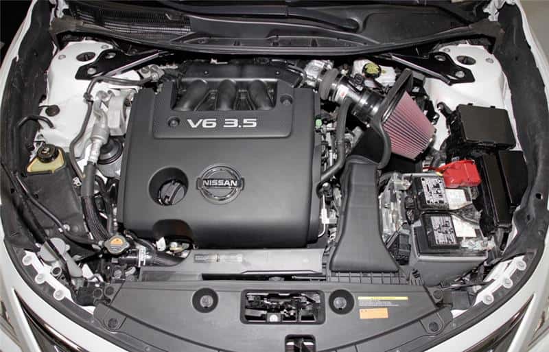 K&N Engineering — K&N 69 Series Typhoon Performance Intake Kit 13-14 Nissan Altima/Pathfinder 3.5L V6
Performance Air Inta
Air Intake System - view 3