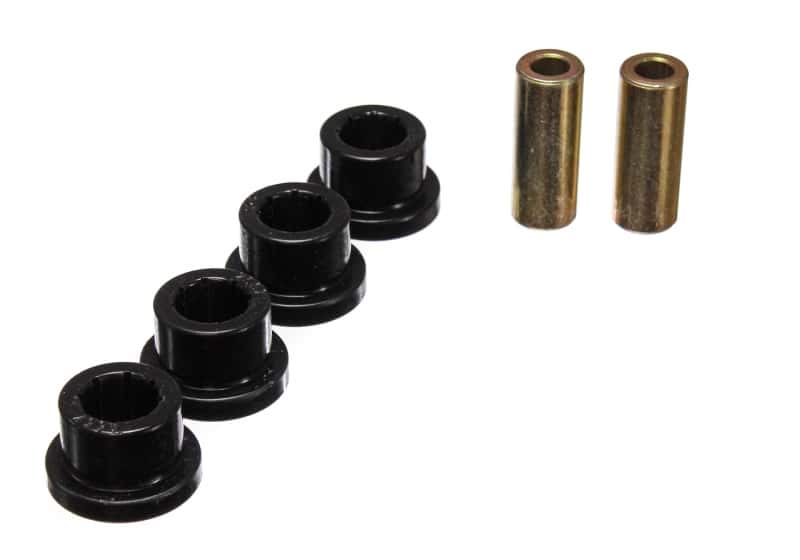 Energy Suspension — Energy Suspension .875 ID x 1.782 OD (Bushing Dims) Black Universal Link - Flange Type Bushings
SwyBarLinkBshng - view 1