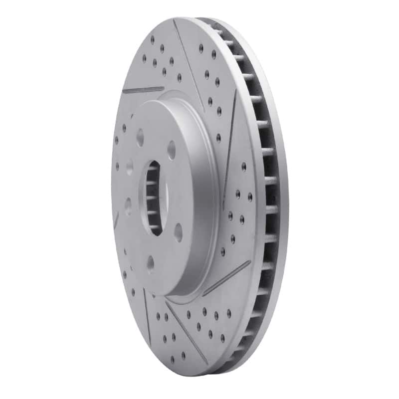 R1 Concepts — R1 08-14 Cadillac Cts Front Right Drilled & Slotted Geo-Carbon Rotor - view 2