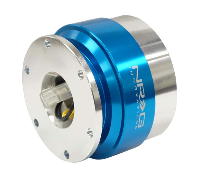 NRG — NRG Quick Release - Black Body/ Blue Chrome Ring - view 3