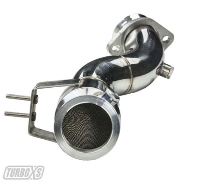 Turbo XS — Turbo XS 2015+ Ford Mustang Ecoboost Downpipe w/ High Flow Catalytic Converter
Exhaust System - view 4