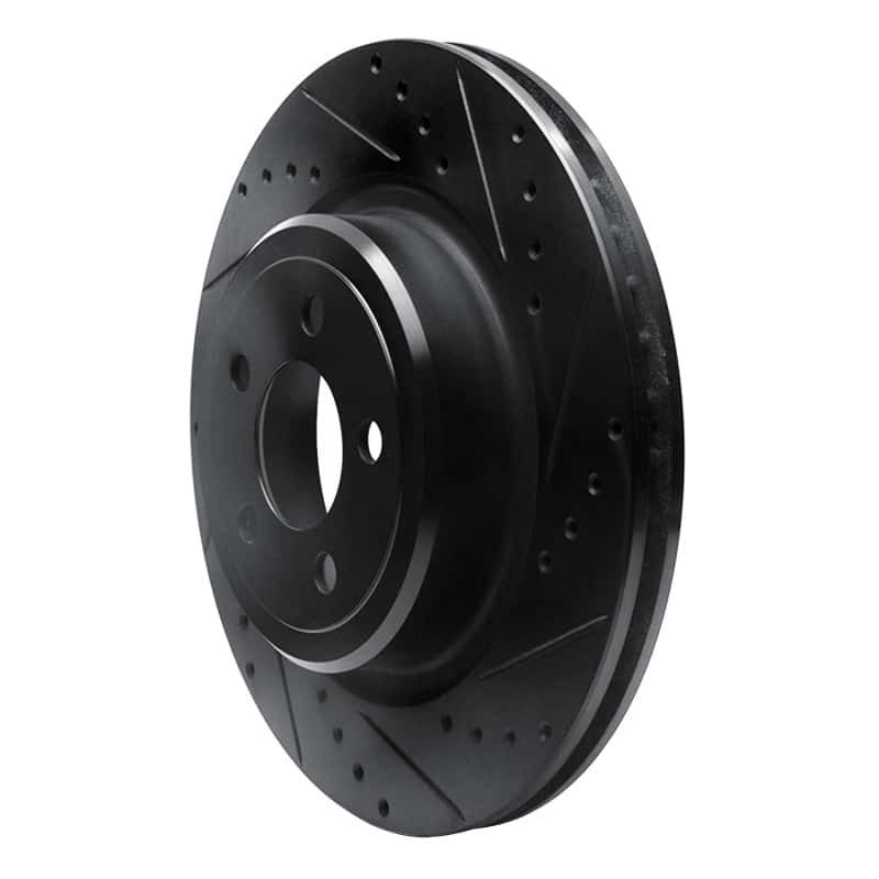 R1 Concepts — R1 06-23 Dodge Charger Rear Right Drilled & Slotted Black Brake Rotor
R1 Brake Rotor Drill - view 2