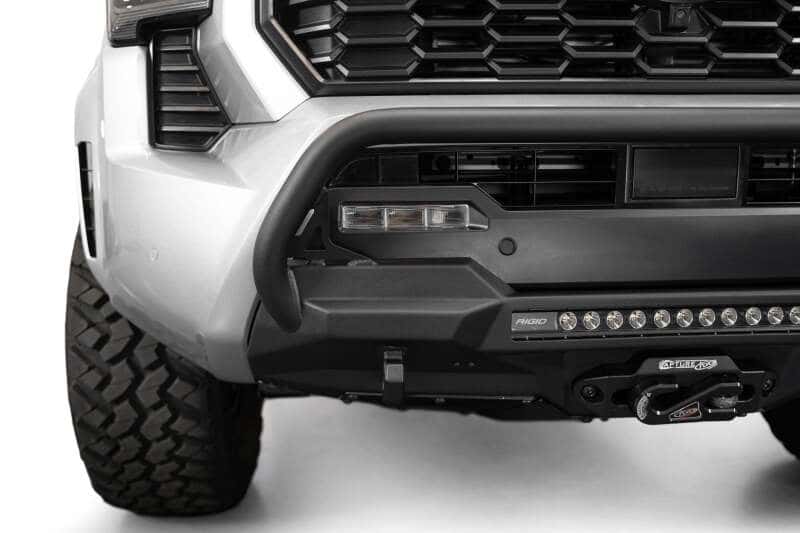 Addictive Desert Designs — Addictive Desert Designs2024+ Toyota Tacoma Stealth Center Mount Winch Front Bumper w/ Top Hoop
Bumper- Front - view 17