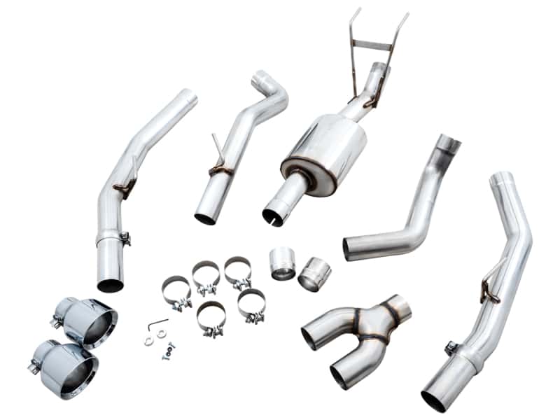 AWE Tuning — AWE Tuning 09-18 RAM 1500 5.7L (w/Cutouts) 0FG Dual Rear Exit Cat-Back Exhaust - Chrome Silver Tips
0FG Catback - view 8