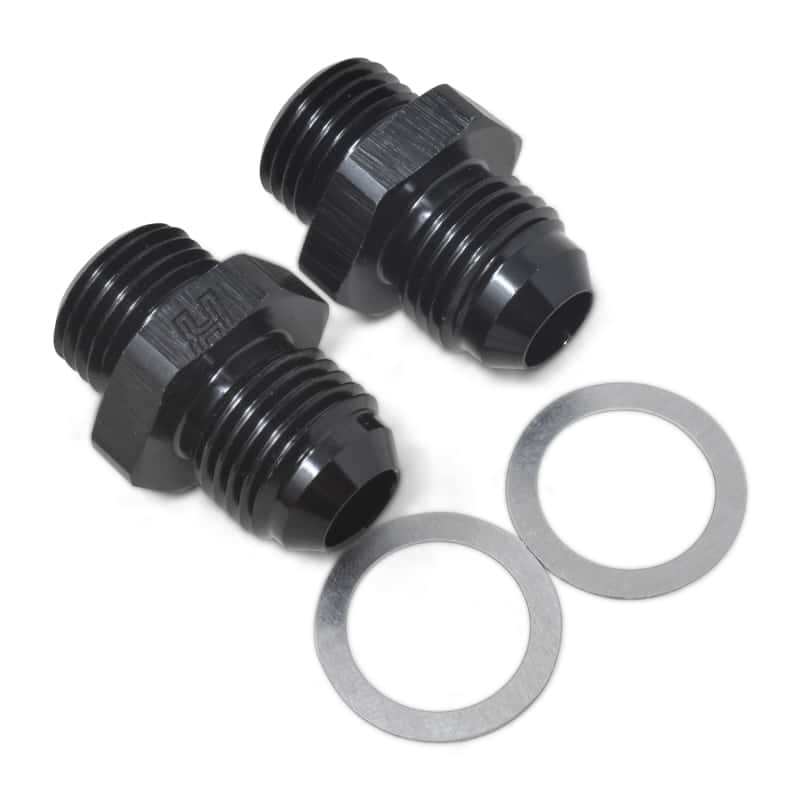 Russell — Russell Performance -6 AN Carb Adapter Fittings (2 pcs.) (Black)
CrbAdptFitting - view 4