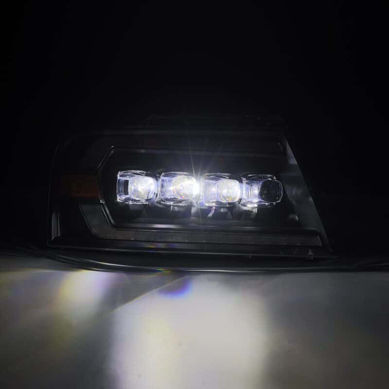 AlphaRex — AlphaRex 04-08 Ford F-150 (No 2004 Heritage) NOVA-Series LED Proj HL Alpha-Blk w/Actv Lgt / Seq. Sig
Projector Headlights - view 5