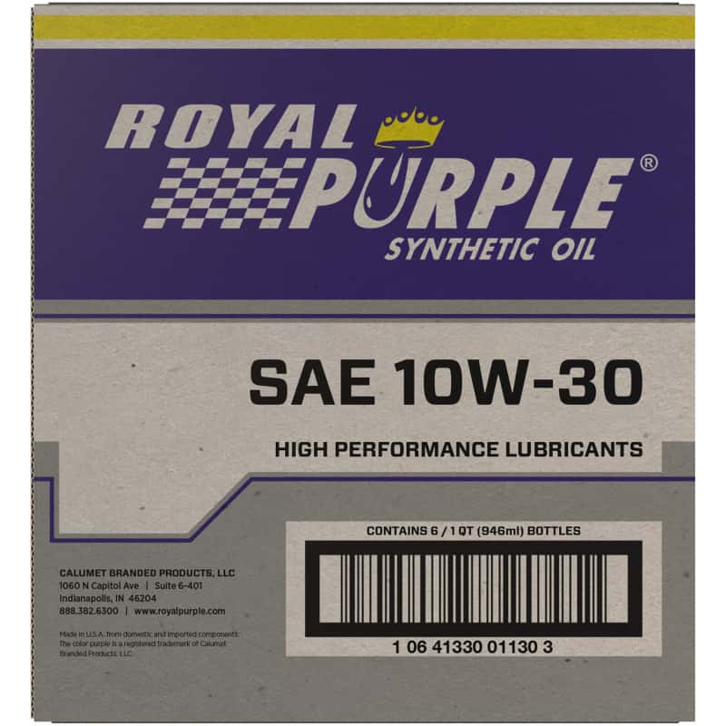 Royal Purple — Royal Purple Premium Synthetic High Performance Multi-Grade 10W30 Motor Oil - 1 Quart - view 1